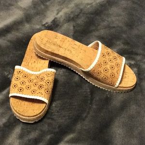 Jack Rogers Cork Slides Size 9